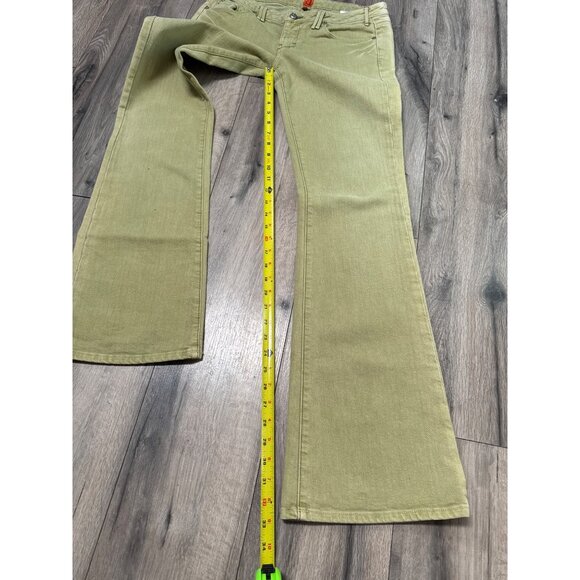 U Denim Jeans Green Flared Pants Womens Size 29 Cut A01265 Style UWH22360 - Picture 7 of 12